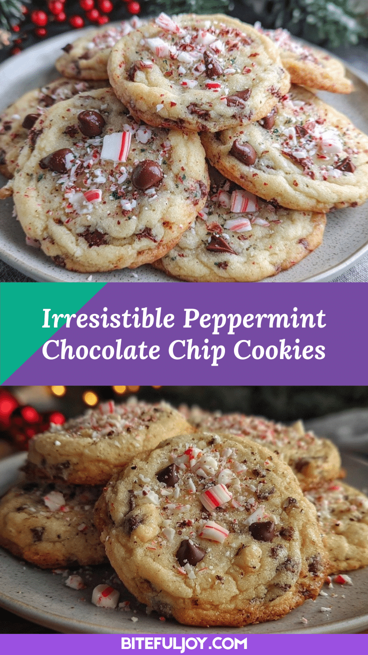peppermint chocolate chip cookies recipe