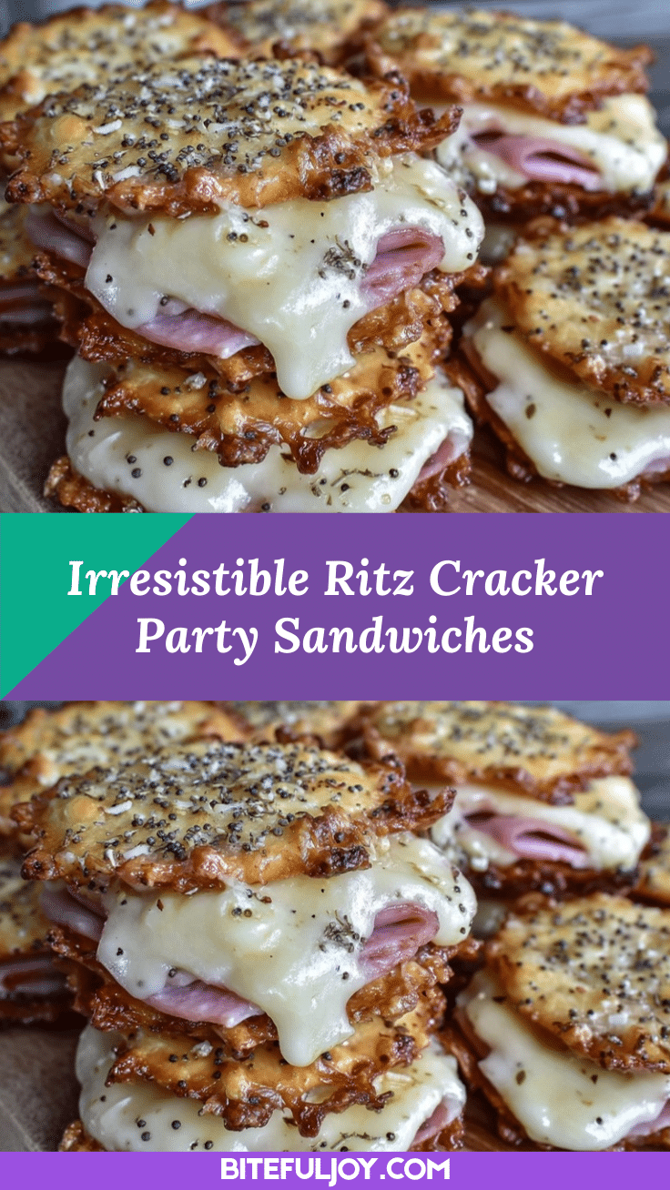 Ritz Cracker Party Sandwiches recipe