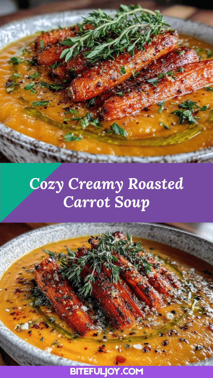 roasted carrot soup recipe