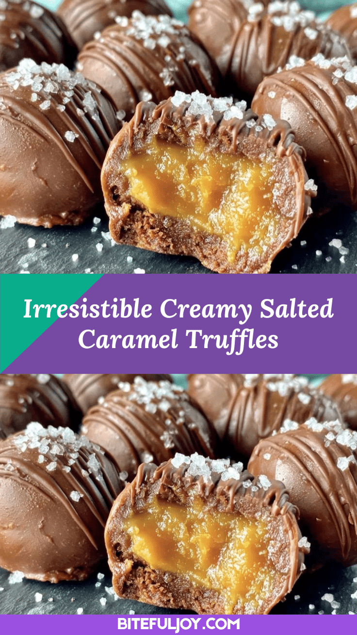 salted caramel truffles recipe