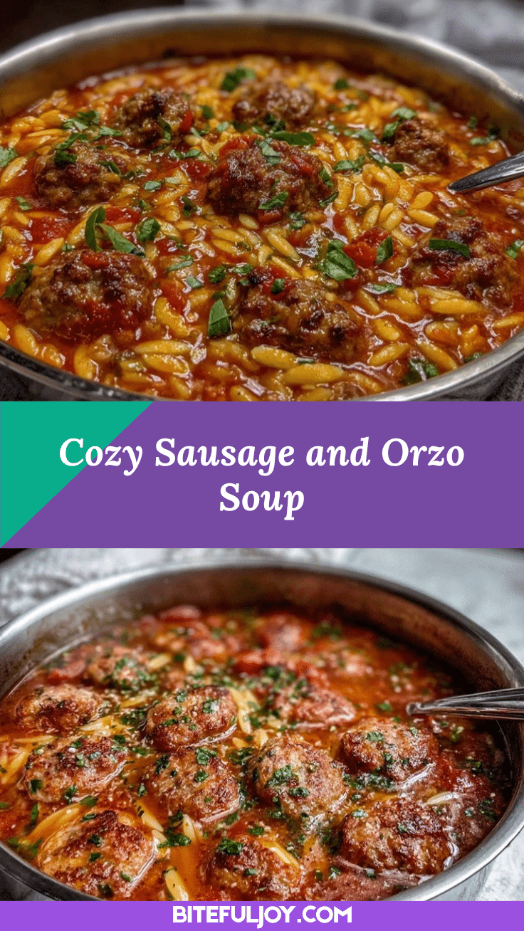 sausage and orzo soup recipe