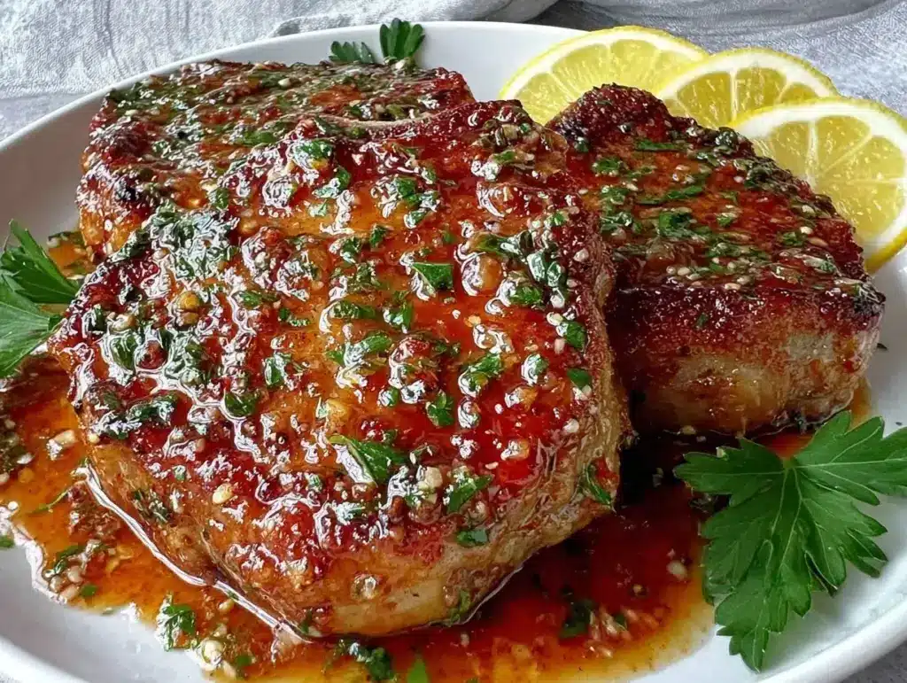 Savory Sicilian Pork Chops - featured image