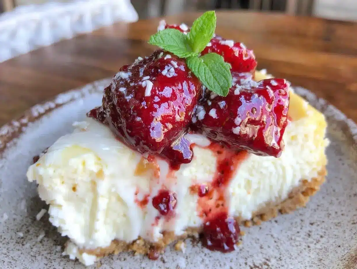 strawberry cheesecake preparation steps