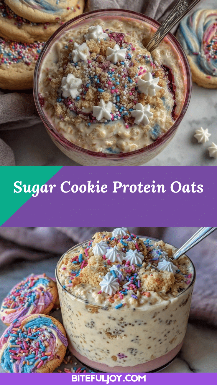 sugar cookie protein overnight oats recipe