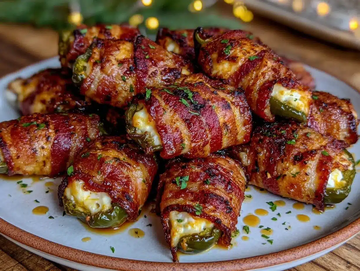 bacon wrapped jalapeño poppers preparation steps