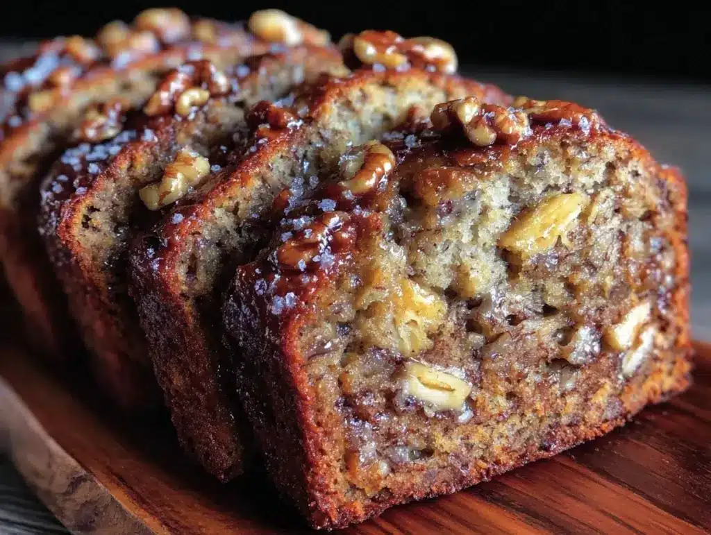 banana walnut bread - featured image