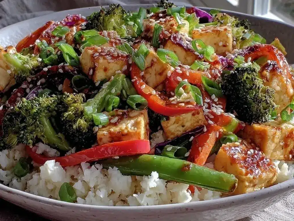 Cauliflower rice stir fry - featured image
