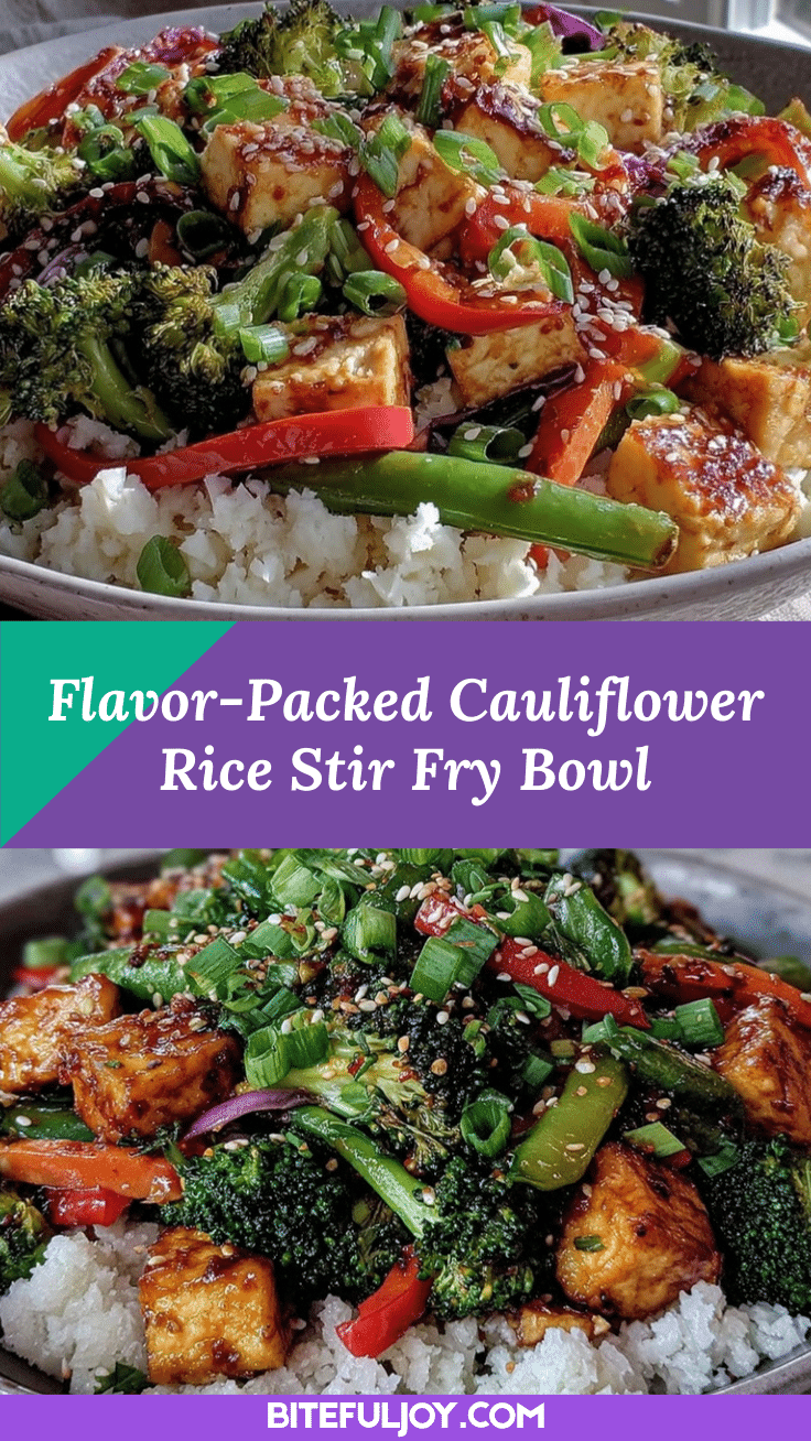 Cauliflower rice stir fry recipe