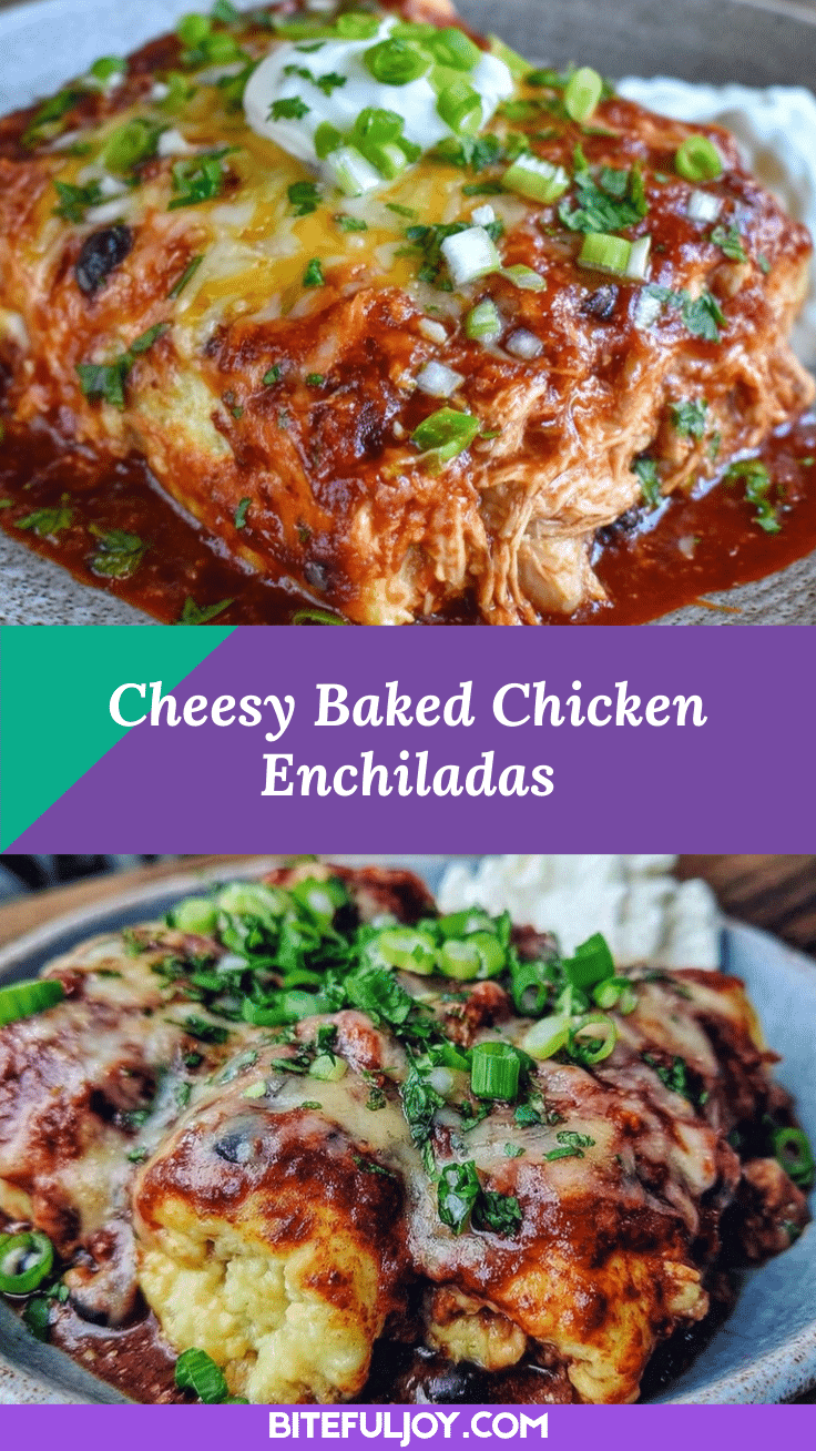 cheesy baked chicken enchiladas recipe