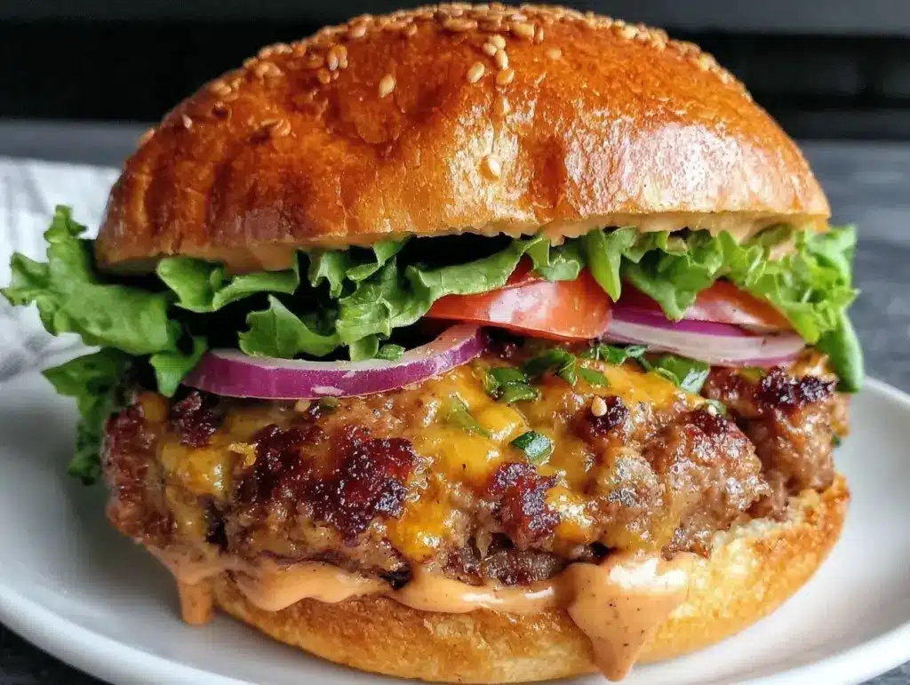 Classic American Cheeseburger - featured image