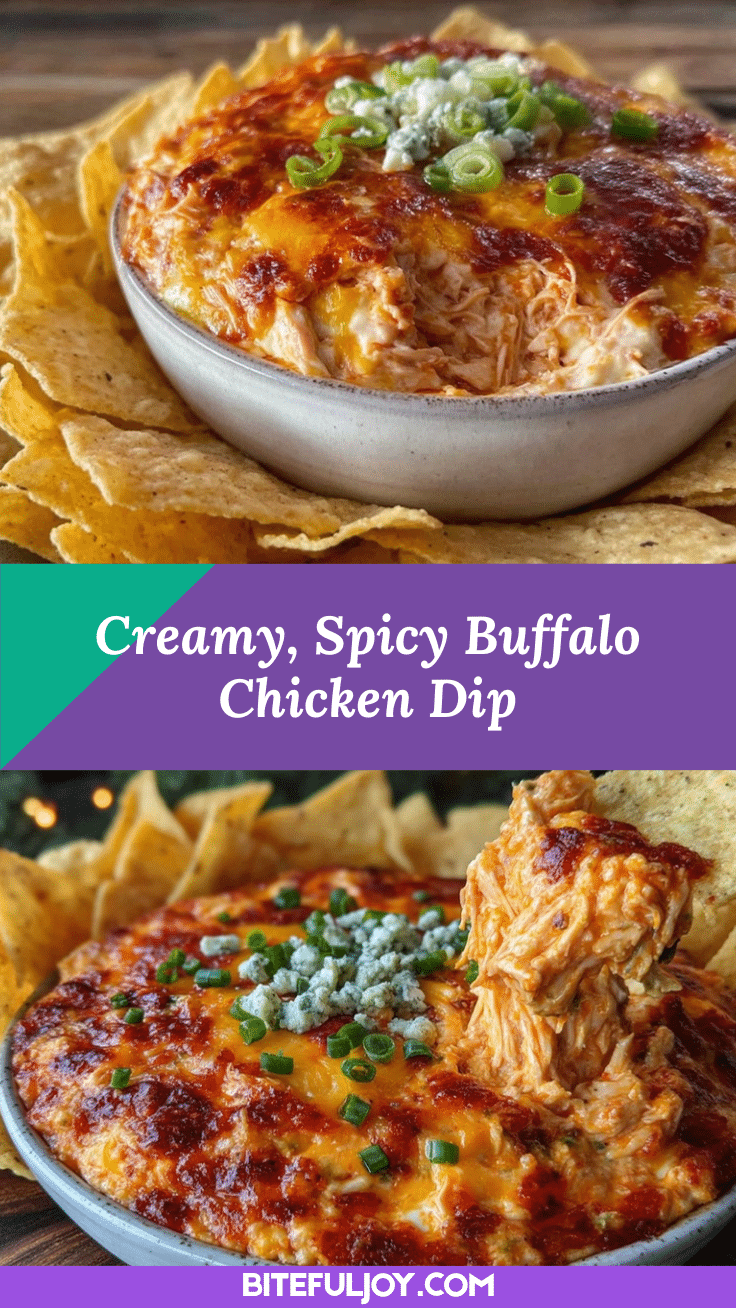 creamy buffalo chicken dip recipe