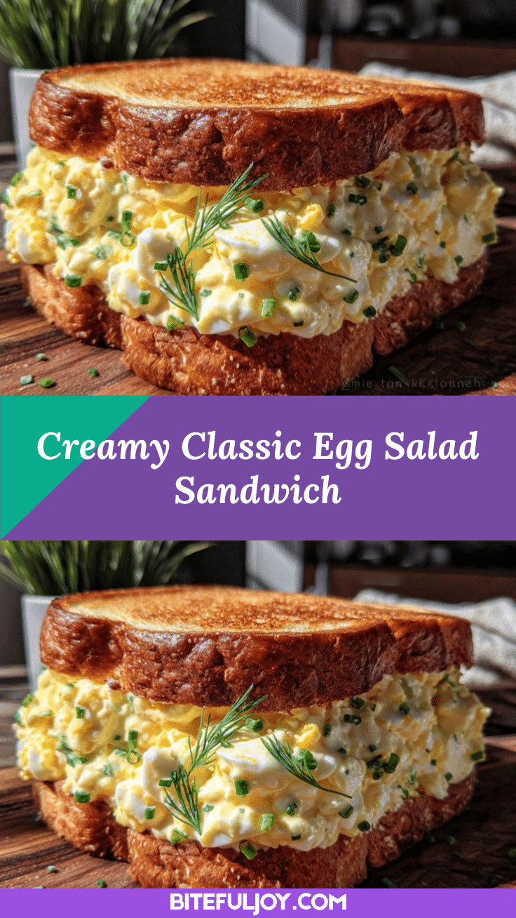 creamy egg salad sandwich recipe