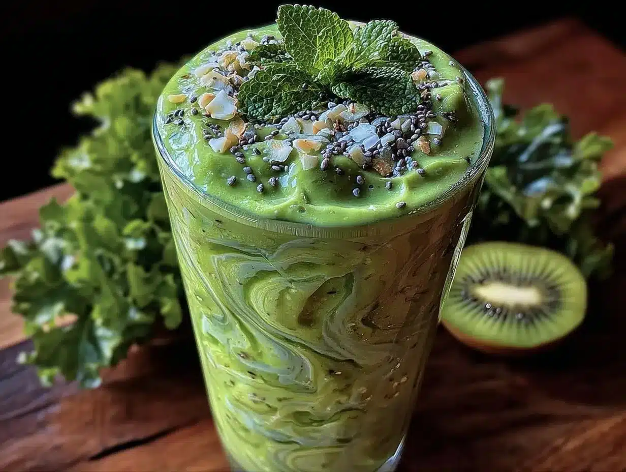 creamy green smoothie boost preparation steps