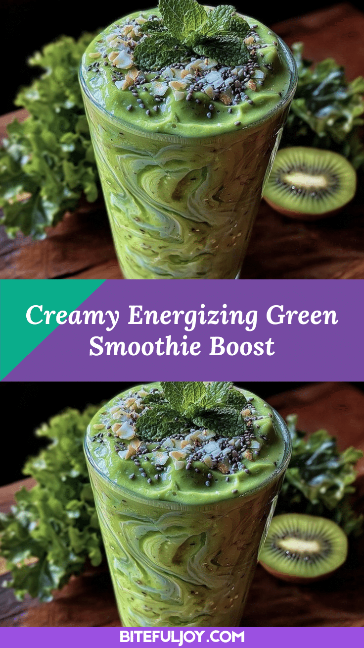 creamy green smoothie boost recipe
