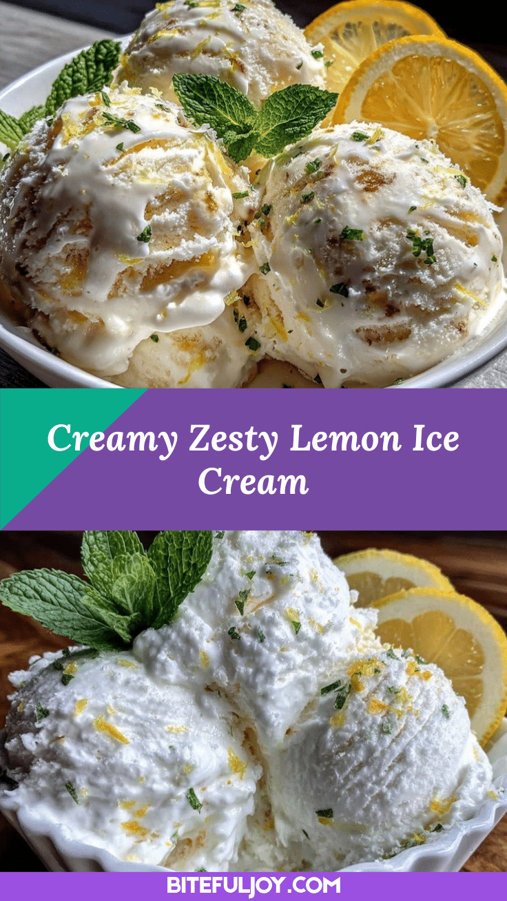 creamy lemon ice cream recipe