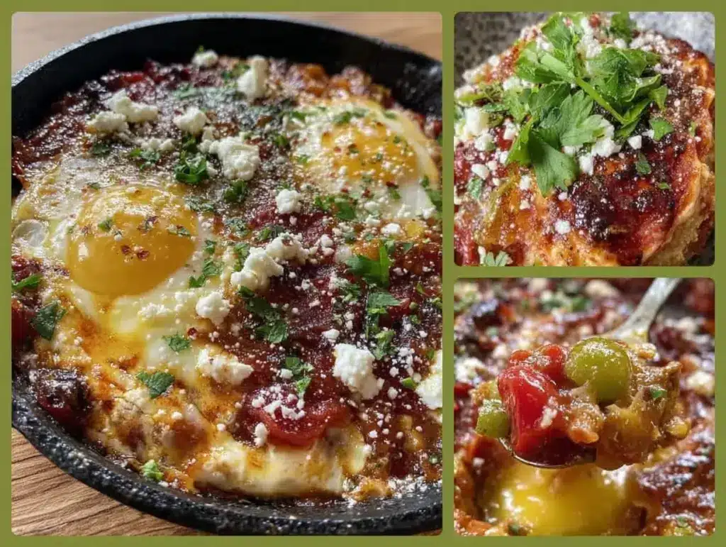 creamy shakshuka skillet - featured image