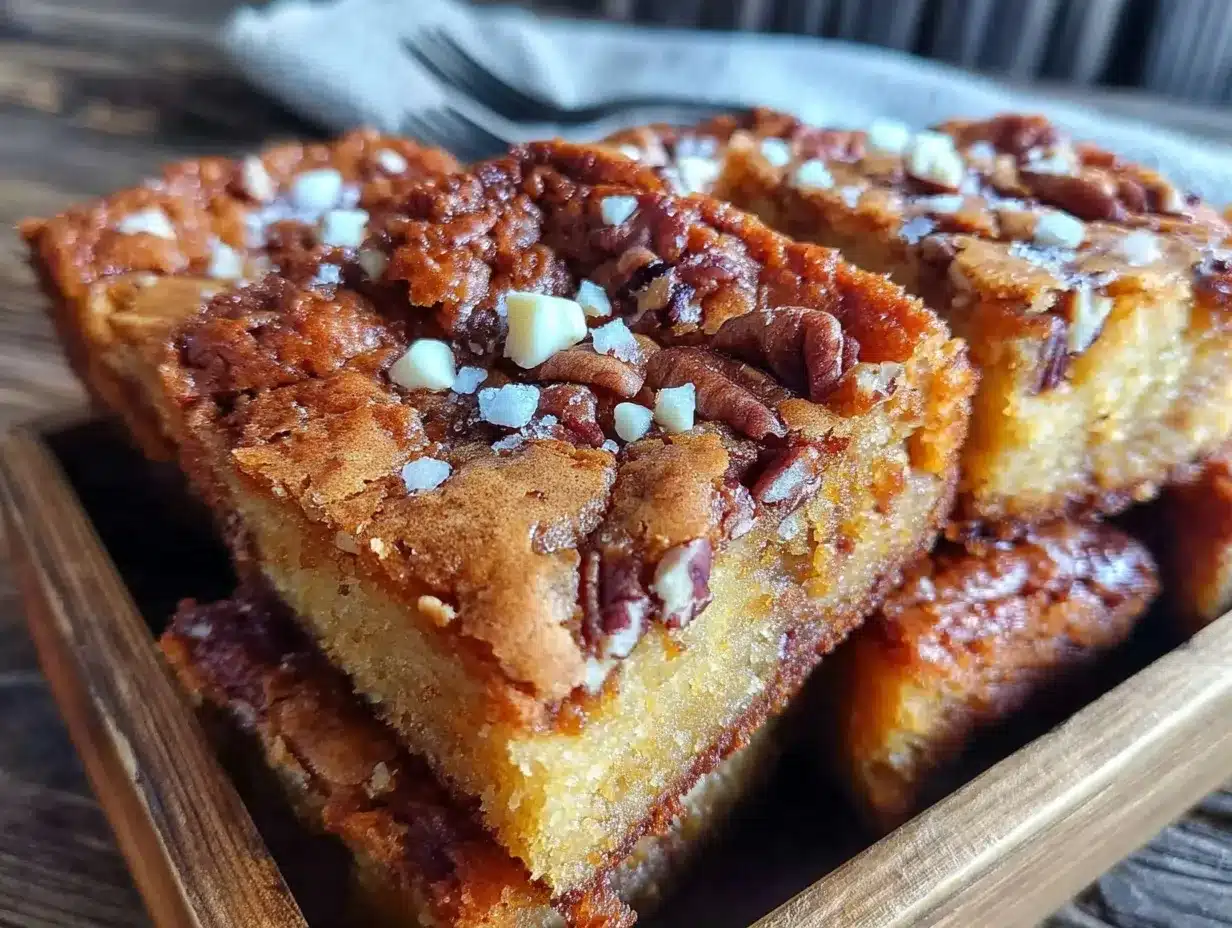 crispy and tender blondies preparation steps