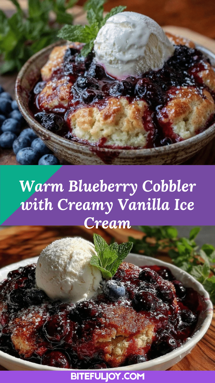 crispy blueberry cobbler recipe