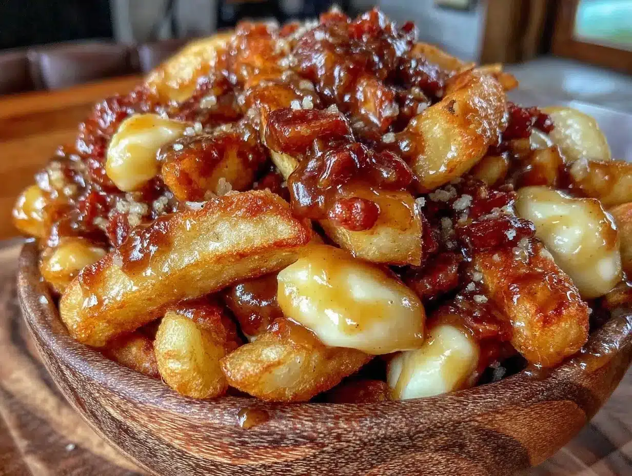 crispy cheesy poutine recipe preparation steps