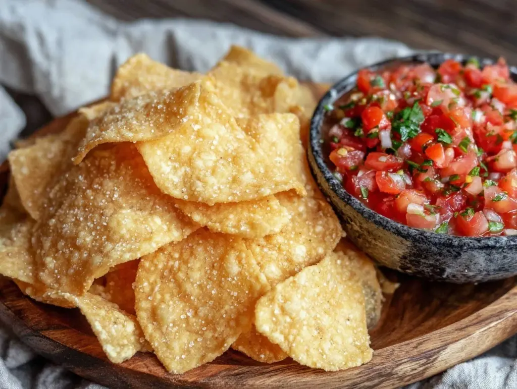 crispy chips and zesty salsa recipe - featured image