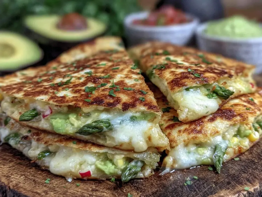 crispy spring quesadillas - featured image