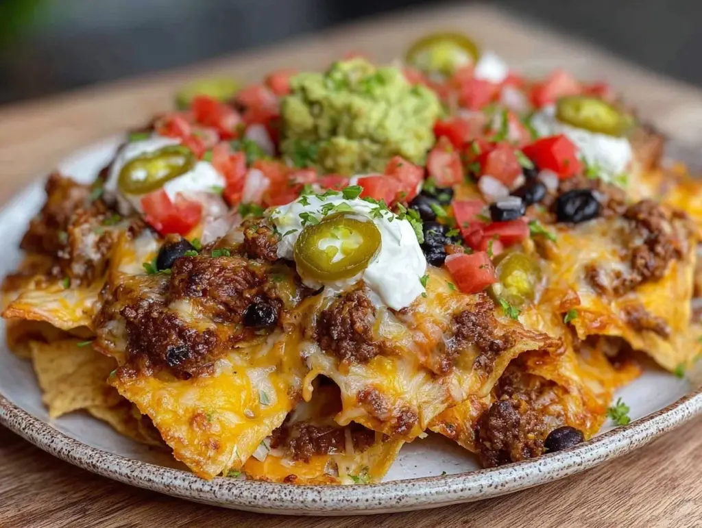 Crispy Taco Bar Nachos Supreme - featured image