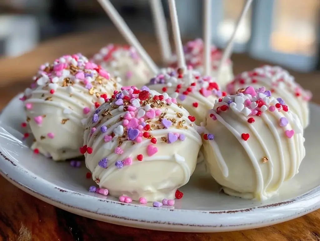 cupid’s arrow cake pops - featured image