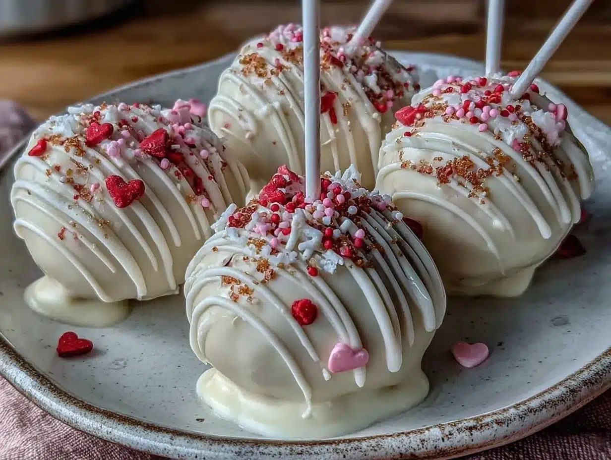 cupid’s arrow cake pops preparation steps