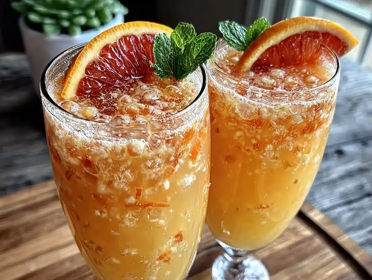 Easter mimosas recipe preparation steps