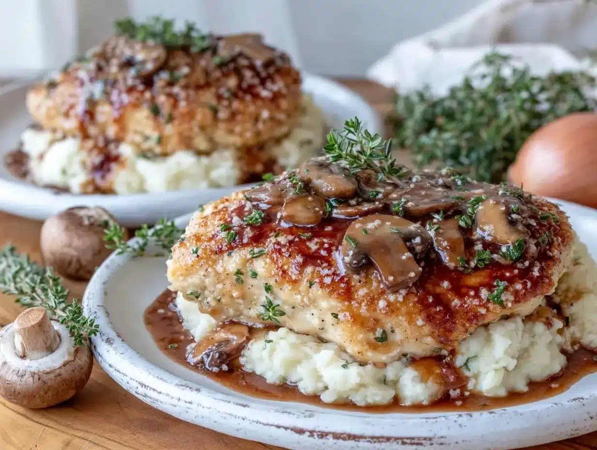 easy creamy chicken marsala preparation steps