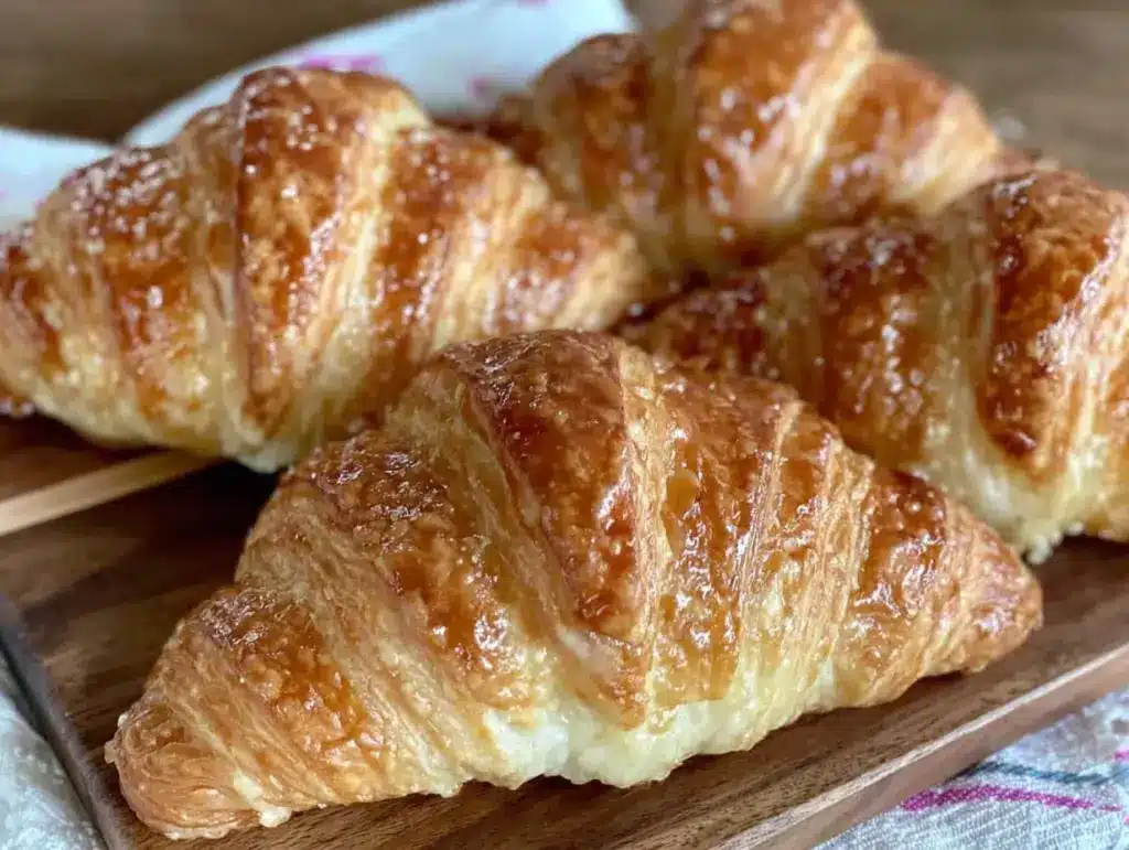 flaky perfect croissants recipe - featured image