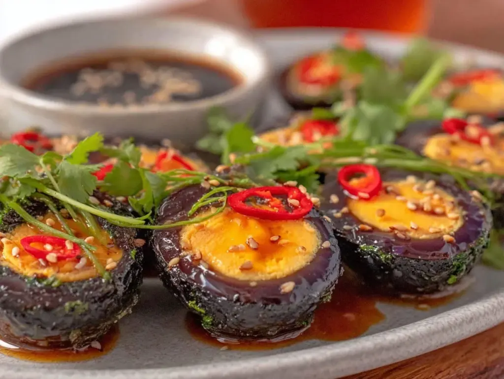 flavorful century eggs recipe - featured image
