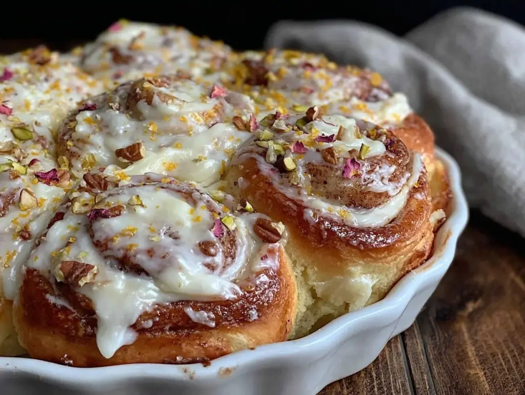 fluffy overnight cinnamon rolls - featured image