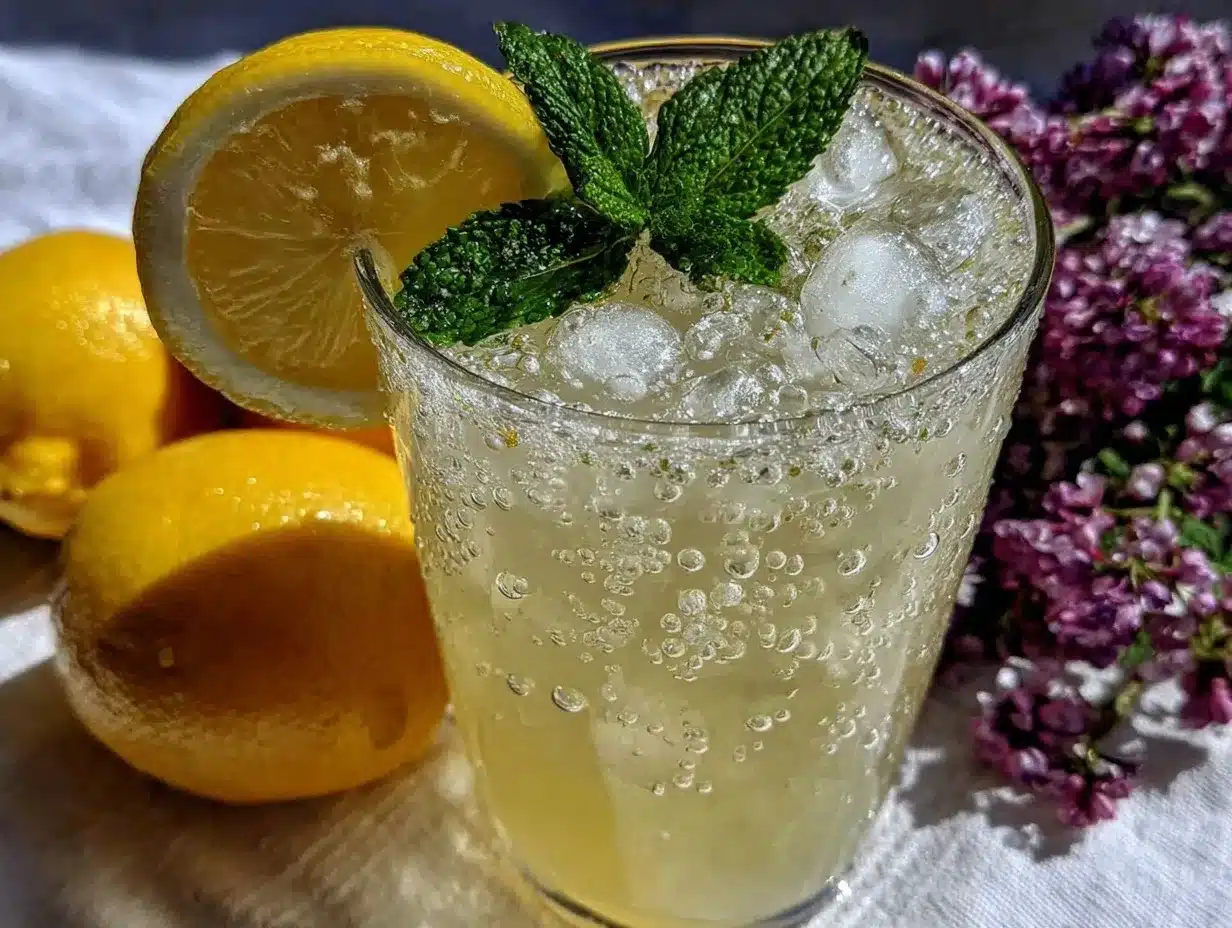 fresh spring lemonade preparation steps