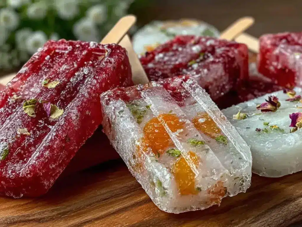 fresh spring popsicles - featured image