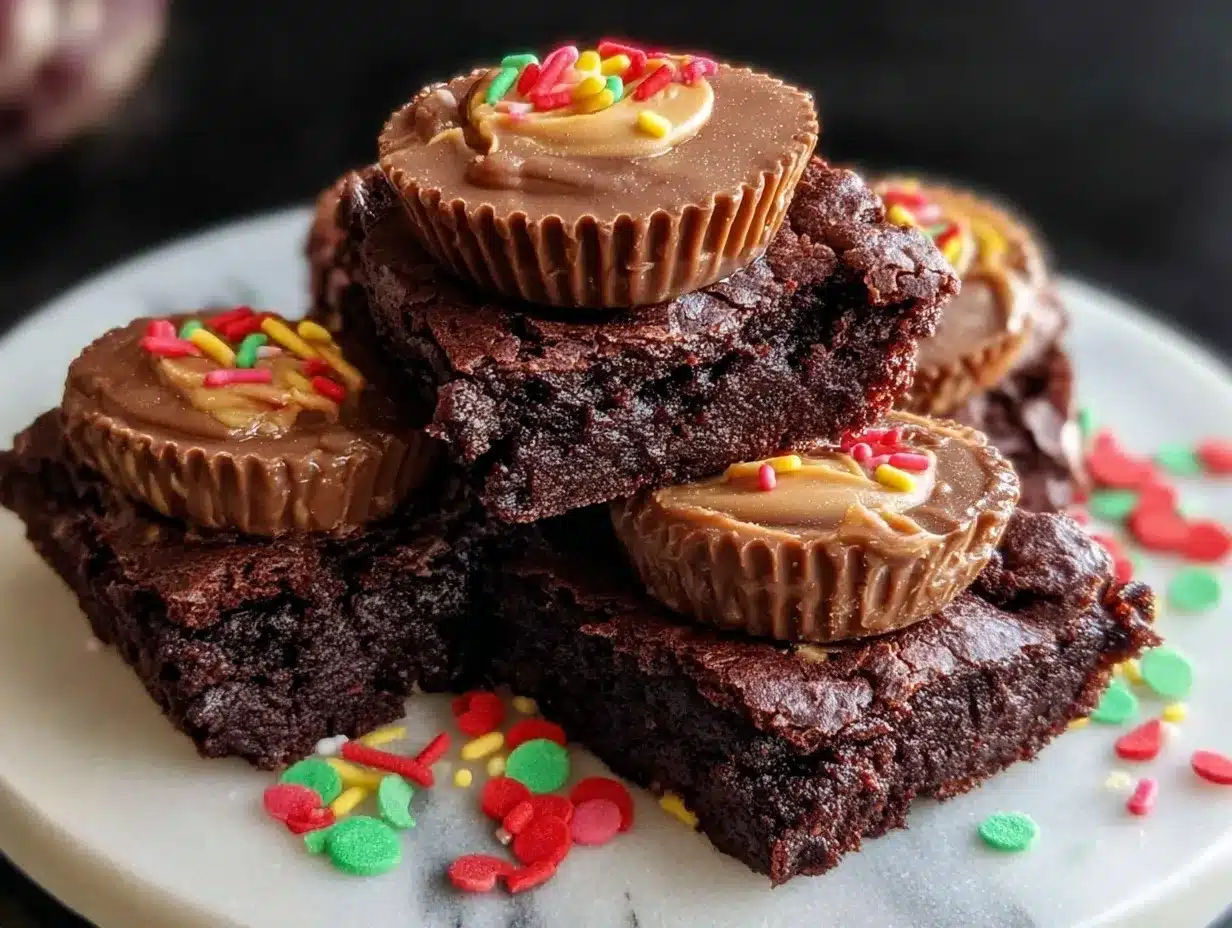 fudgy graduation hat brownies preparation steps