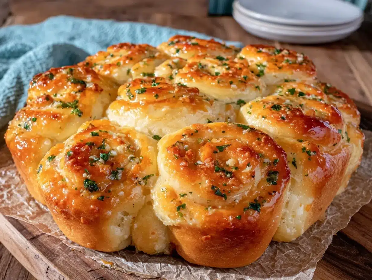 garlic butter rolls preparation steps