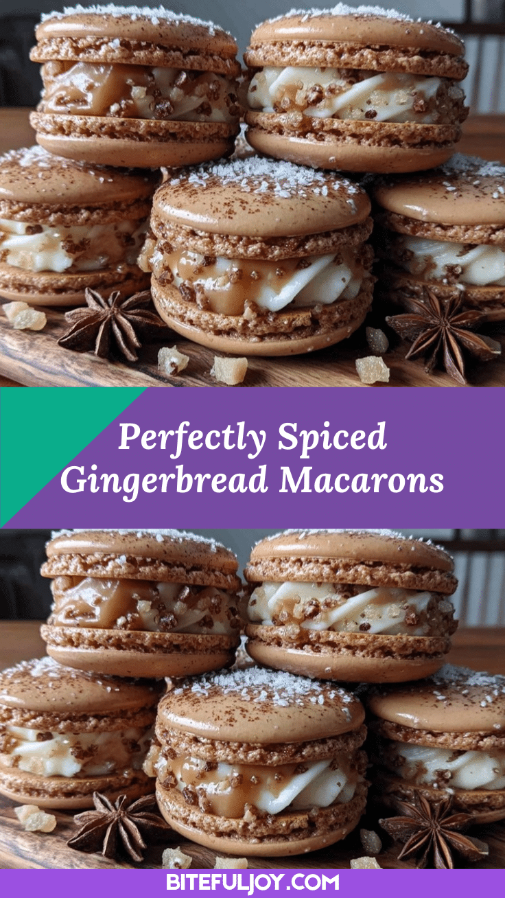 gingerbread macarons recipe