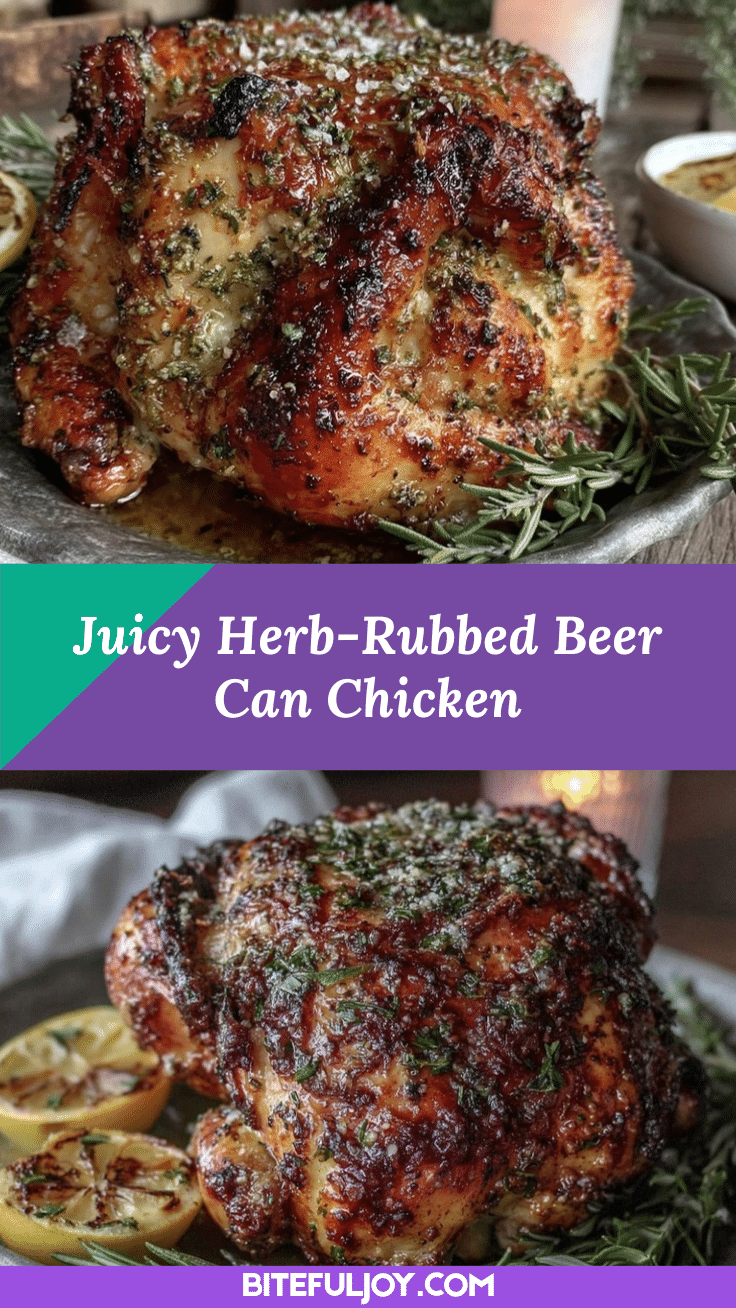 Grilled Beer Can Chicken recipe