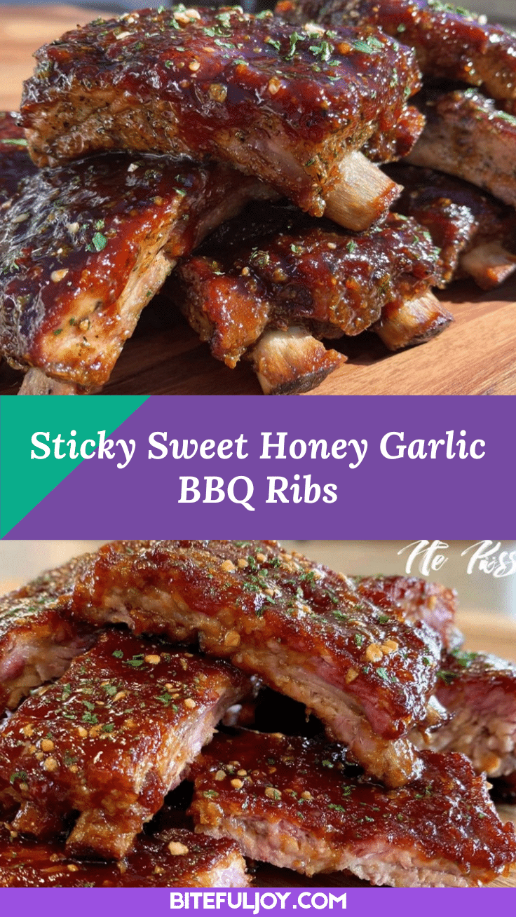 Honey Garlic BBQ Baby Back Ribs recipe