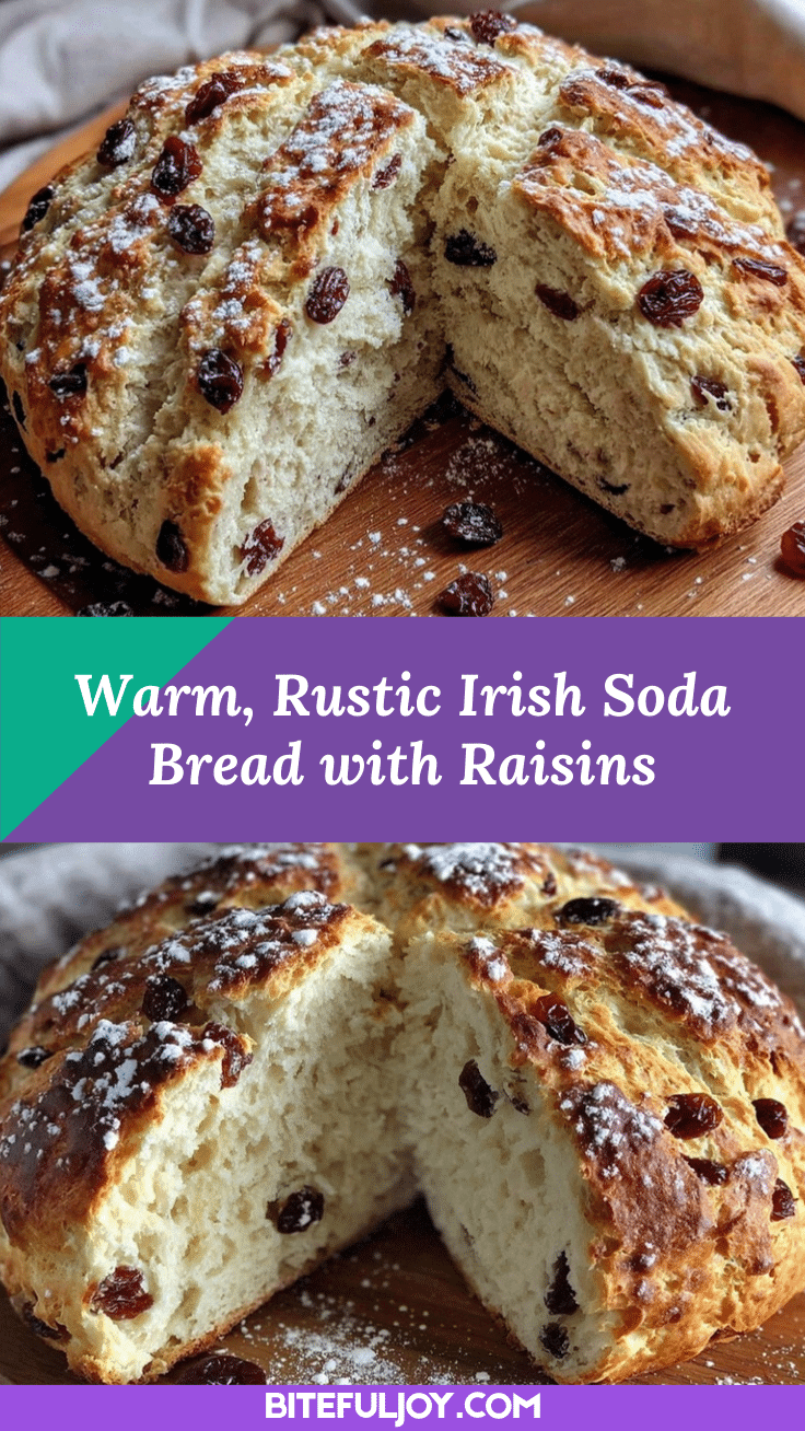 Irish soda bread with raisins recipe
