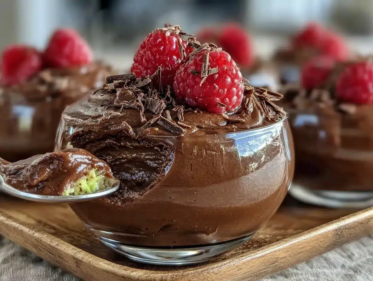 keto chocolate avocado mousse preparation steps