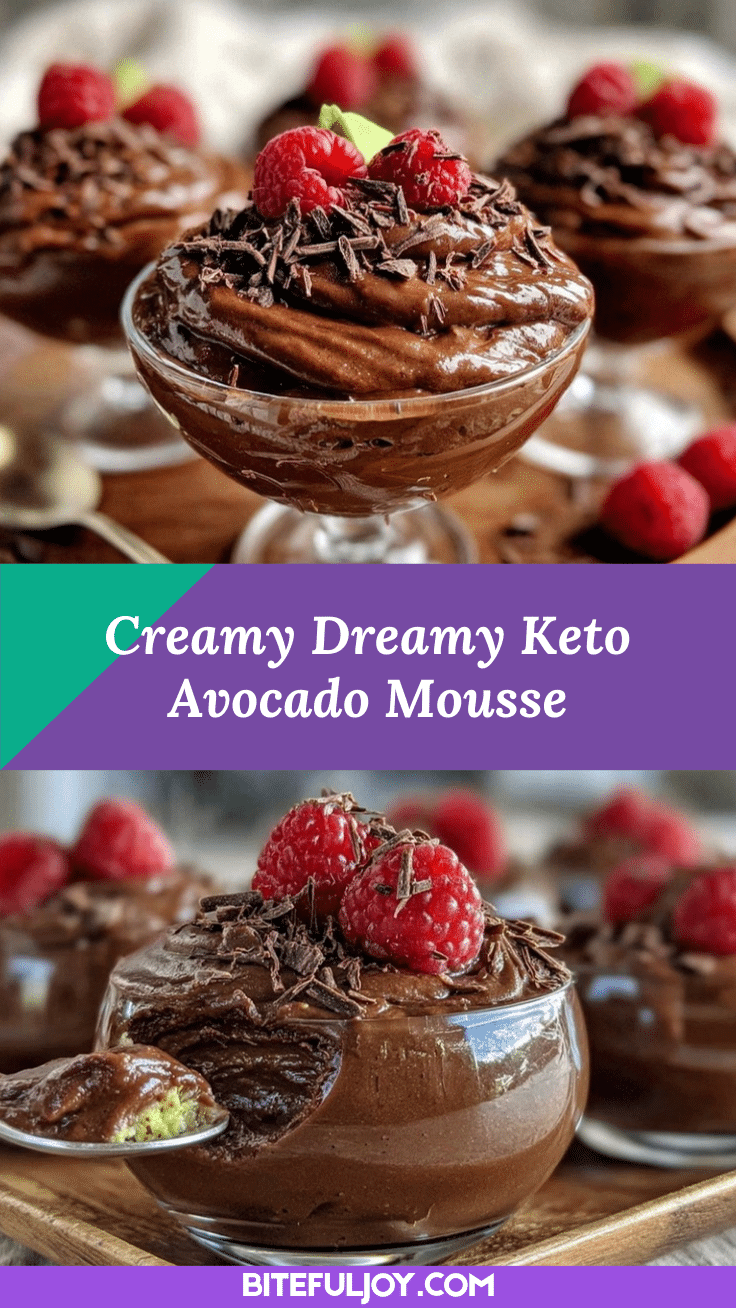 keto chocolate avocado mousse recipe