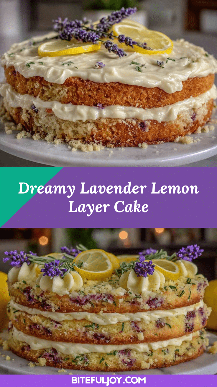 Lavender Lemon Layer Cake recipe