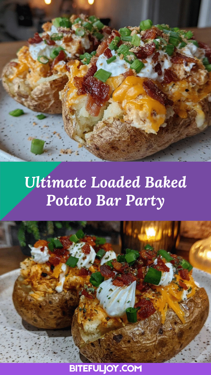 loaded baked potato bar recipe