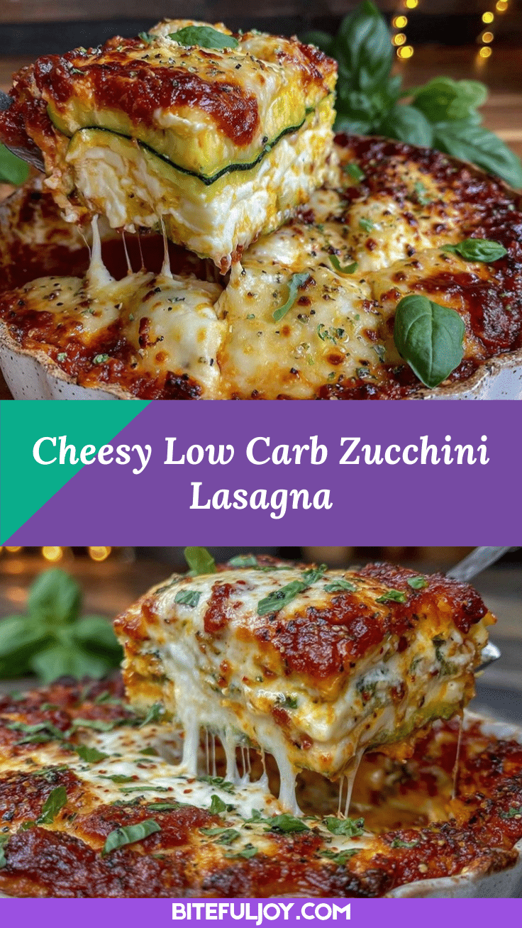 low carb zucchini lasagna recipe