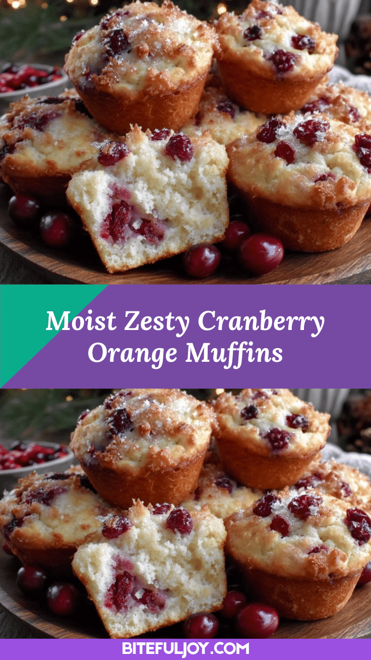 moist cranberry orange muffins recipe