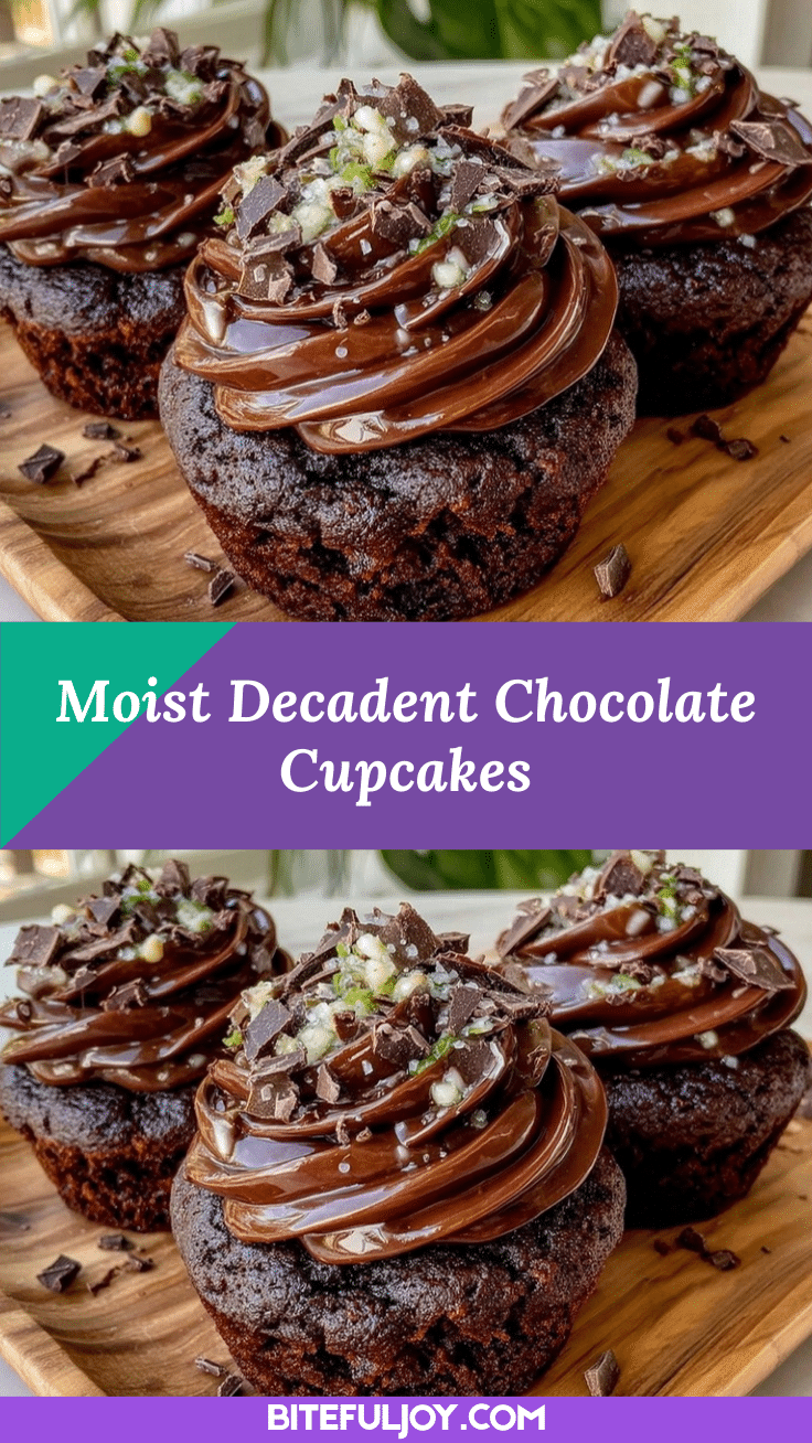 moist decadent chocolate cupcakes recipe