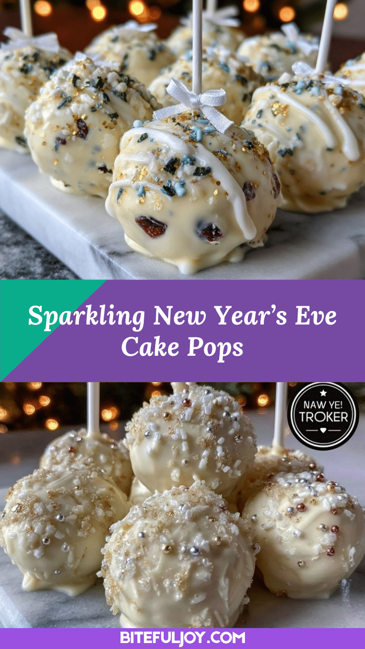 new years eve cake pops recipe