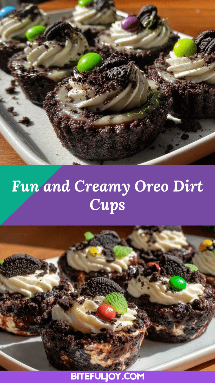 Oreo Dirt Cups recipe